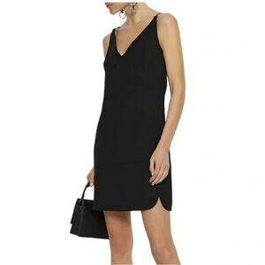 Helmut Lang Black Studded Sleeves Dress • Size 6 • NWT • $520 Retail